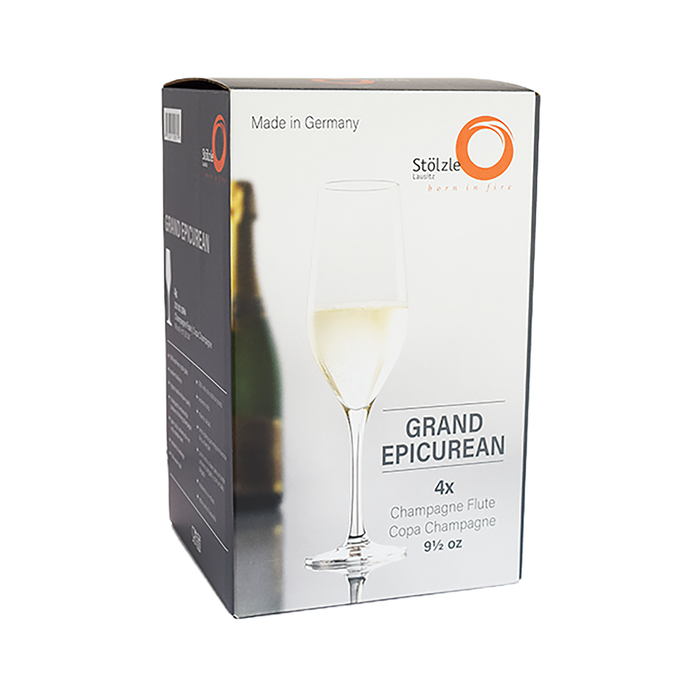 Grand Epicurean Champagne Flute 9.5 oz. - Set of 4